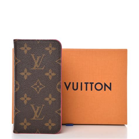 louis vuitton iphone x case ebay|louis vuitton iphone folio.